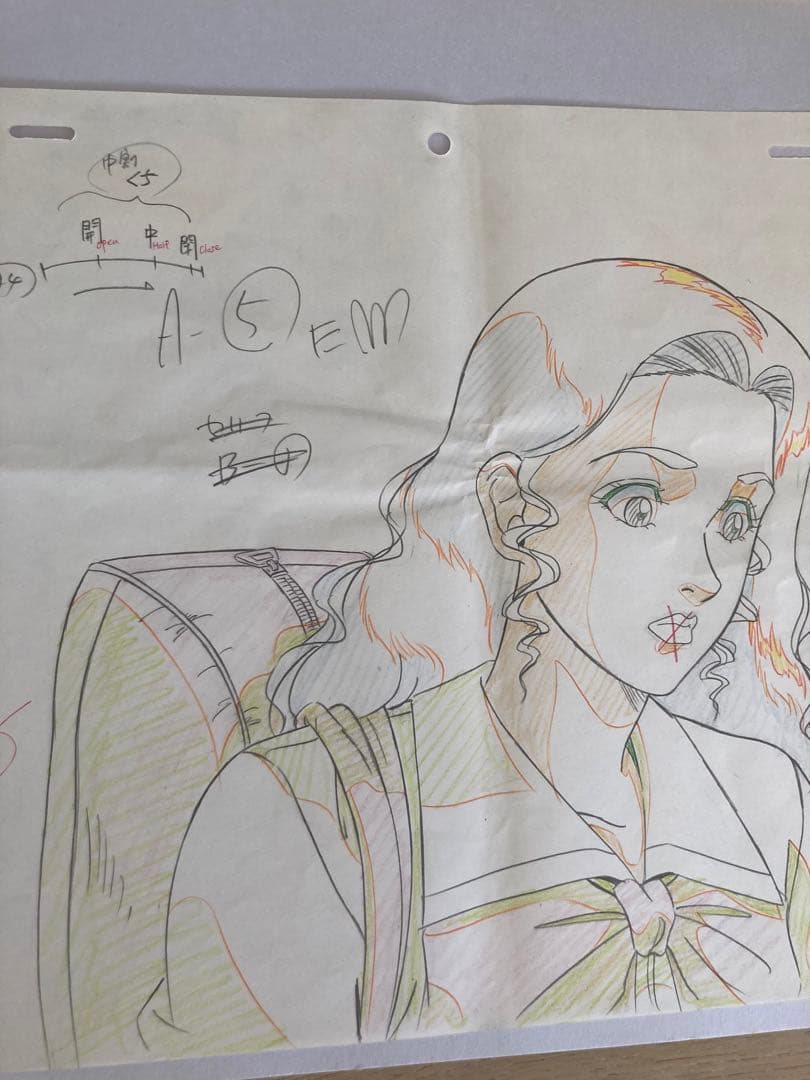 原画　SLAM DUNK 初期アニメ原画　本物　14枚　彩子