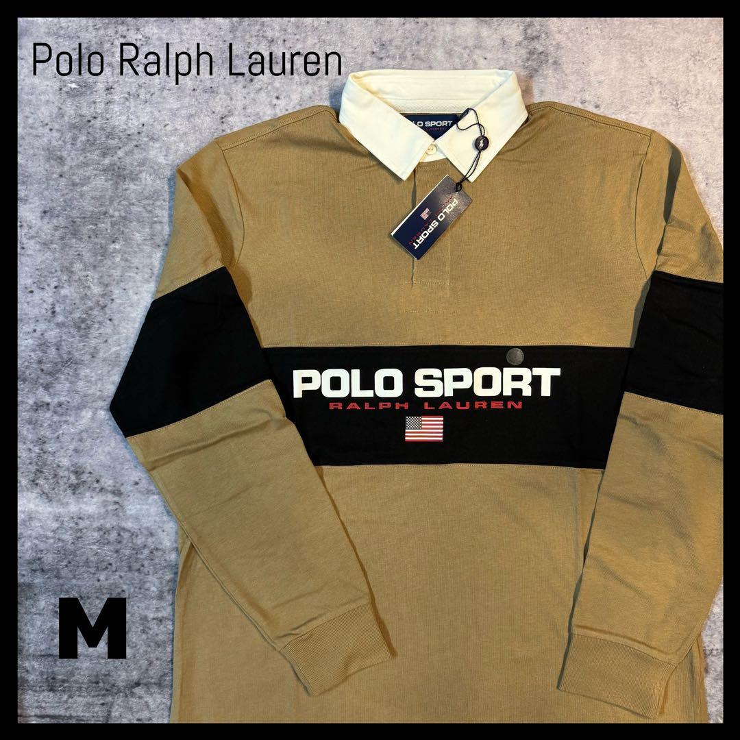 【希少】　ラルフローレン　ポロスポーツ　ラガーシャツ　ポロシャツ　長袖　ロンT