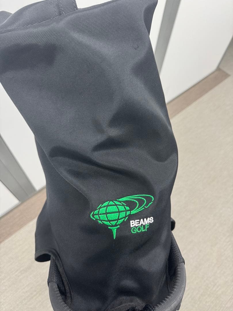 BEAMS GOLF スタンド付きゴルフバッグ 黒