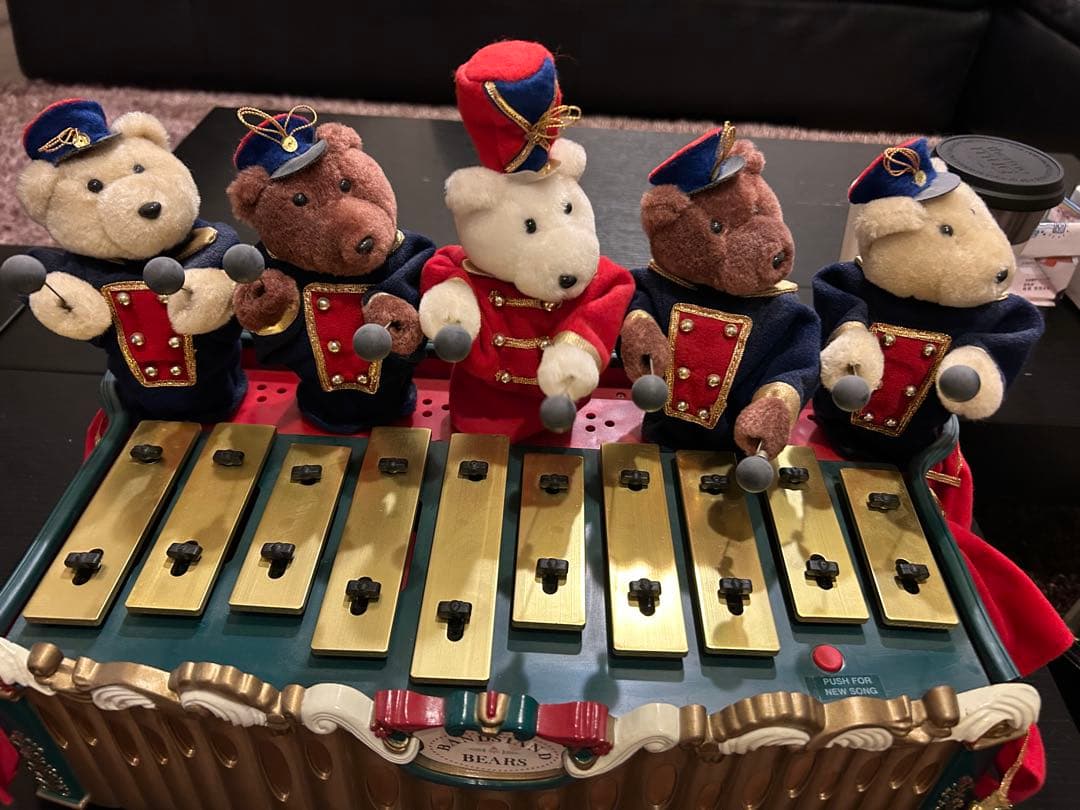 ♡ビンテージ♡サンリオ クマ 演奏付きシロフォン 鉄琴