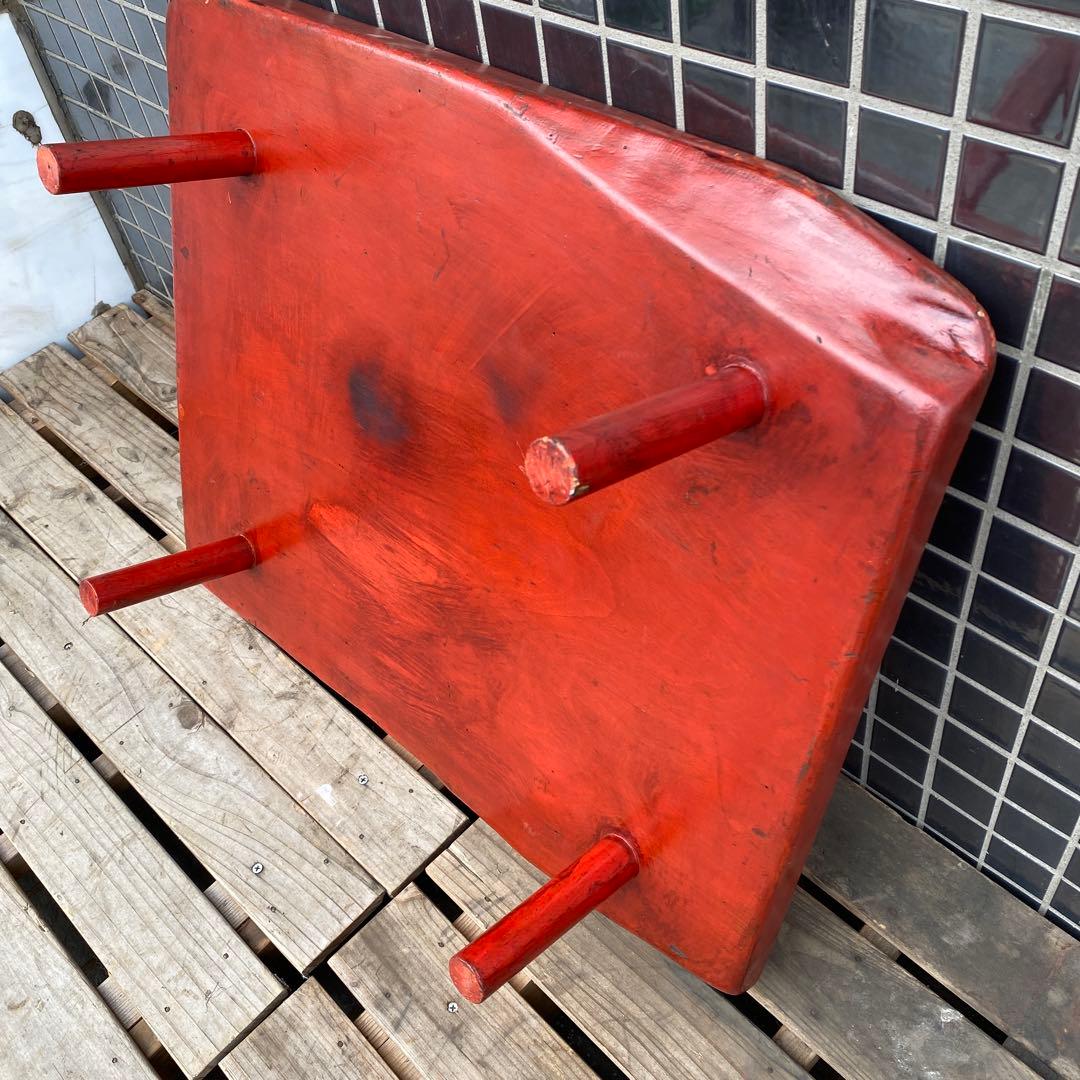 時代物 総漆塗り 座卓 テーブル 骨董品 明治 アンティーク家具