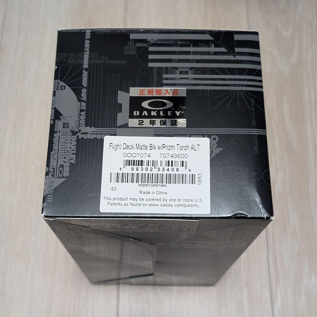 【美品】オークリー Flight Deck ゴーグル アジアンフィット プリズム