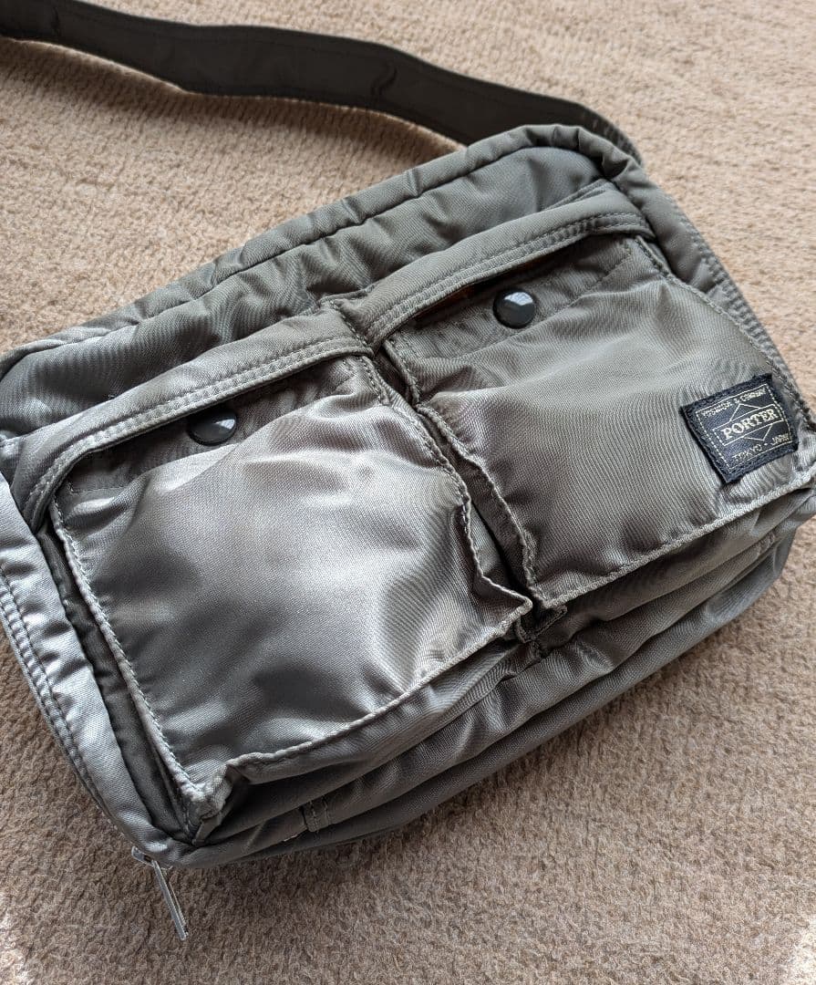 PORTER　ショルダーポーチ　グレー　吉田カバン