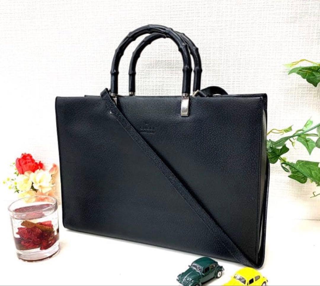 ❤️美品 グッチ バンブー 2way ハンドバッグ 正規品 鑑定済み❤️