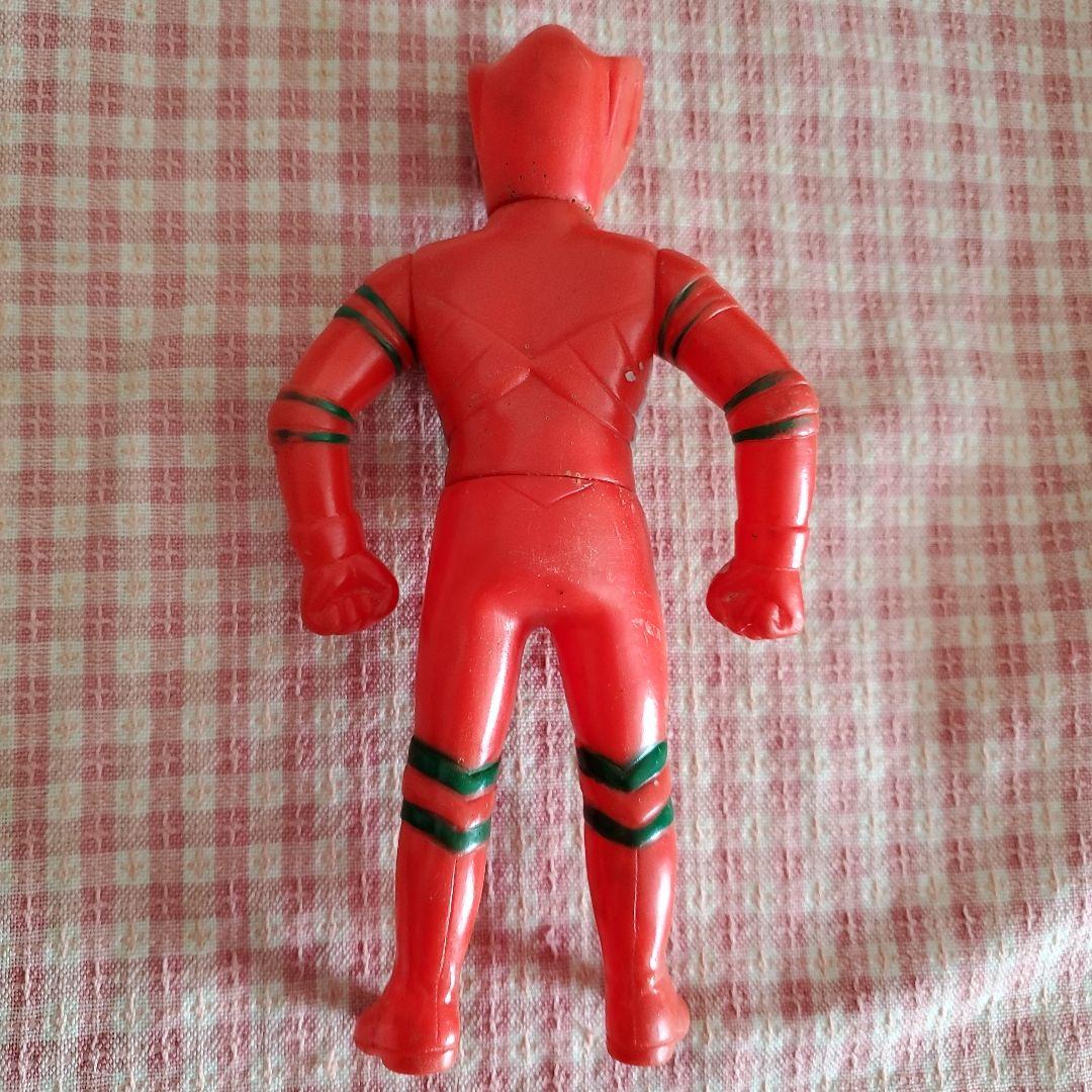 昭和レトロ レア 当時もの ブルマァク製 戦え トリプルファイター ソフビ