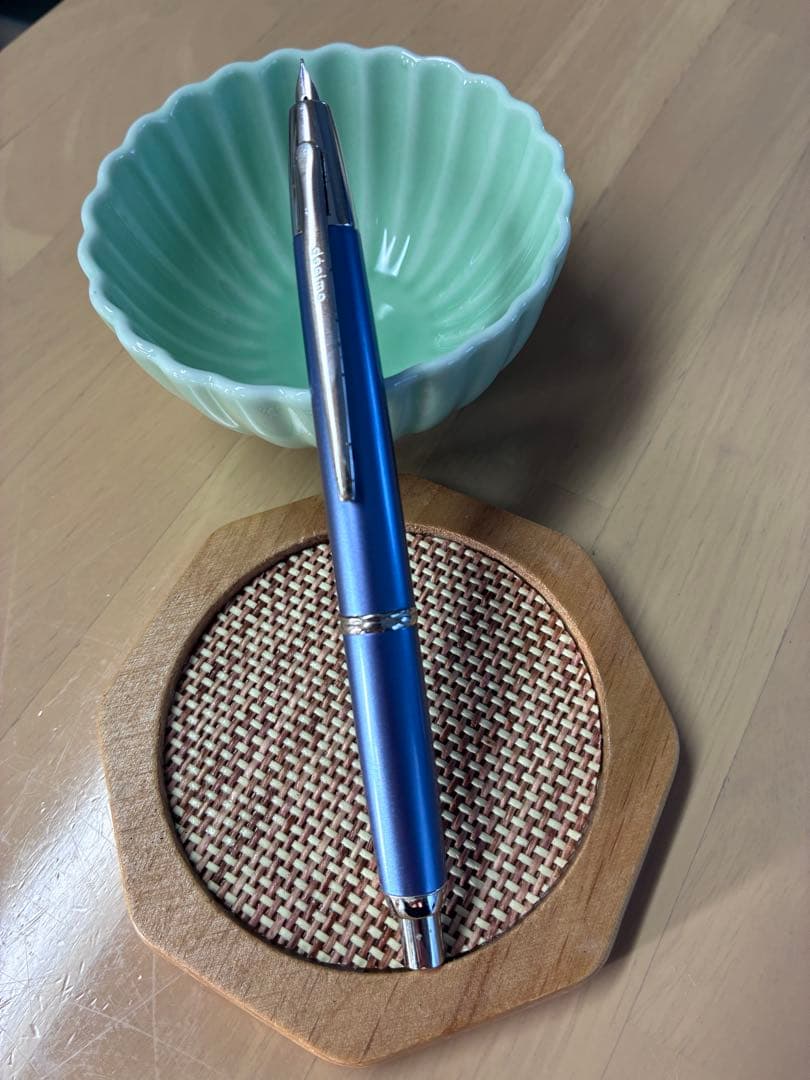 パイロット 万年筆 キャップレスデシモ ペン先 F ライトブルー 18K