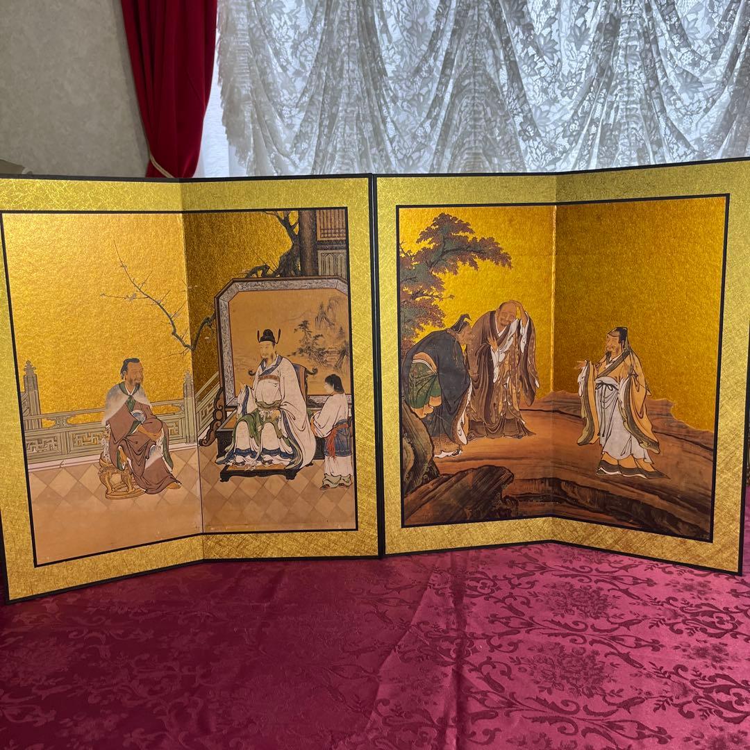 妙心寺 重要文化財 日本画 屏風 10隻 狩野山楽 海北友松 圓山応挙 レプリカ