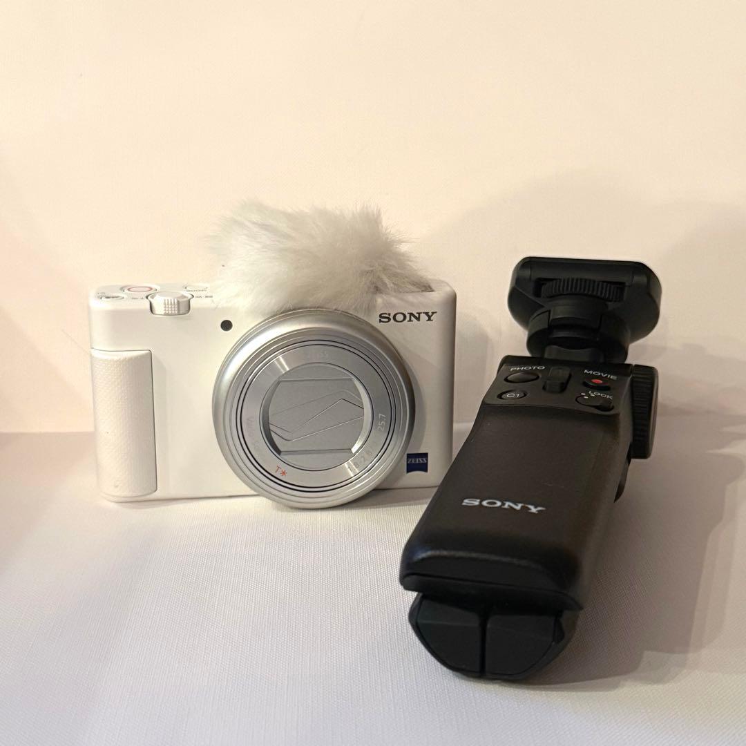 SONY VLOGCAM ZV-1G シューティンググリップキット ホワイト