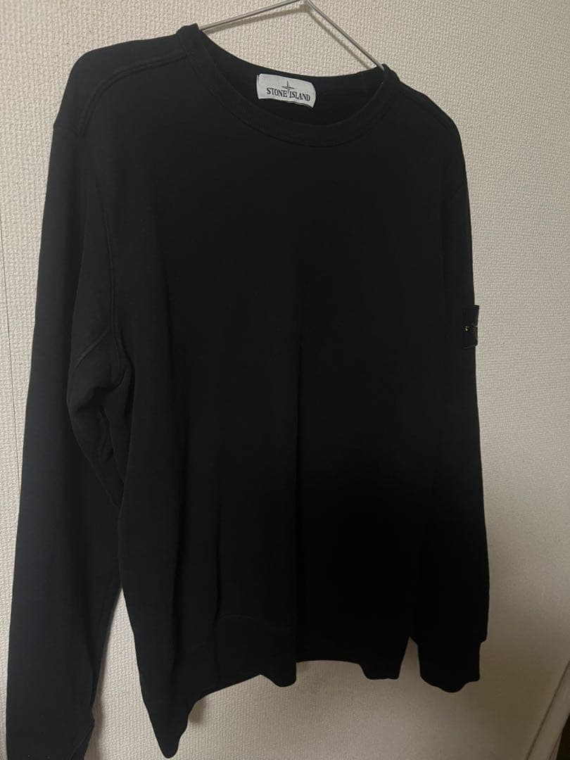 stone  sweat ストーンアイランド　スウェット　黒　美品
