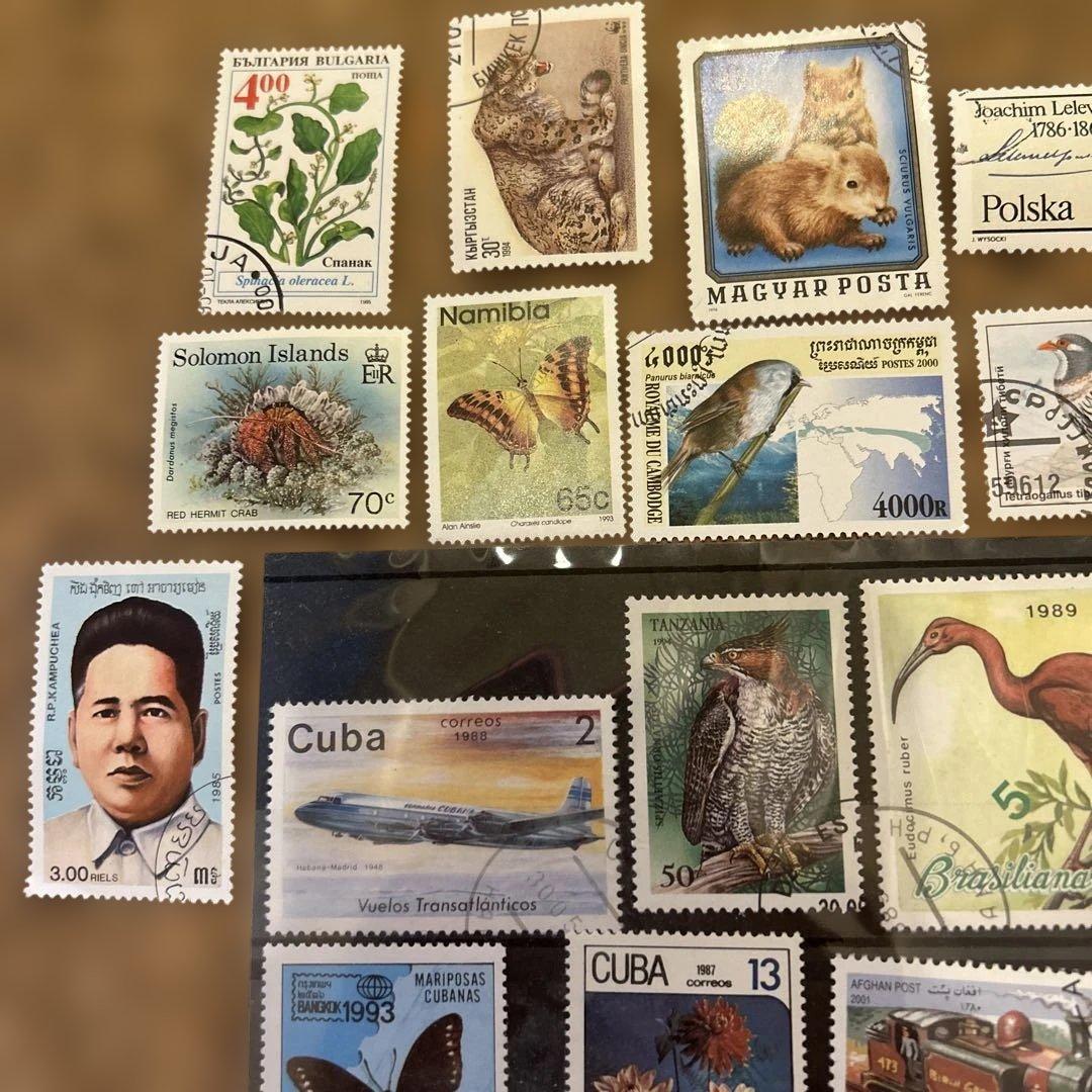 ⭐️切手コレクション 動物 列車⭐️