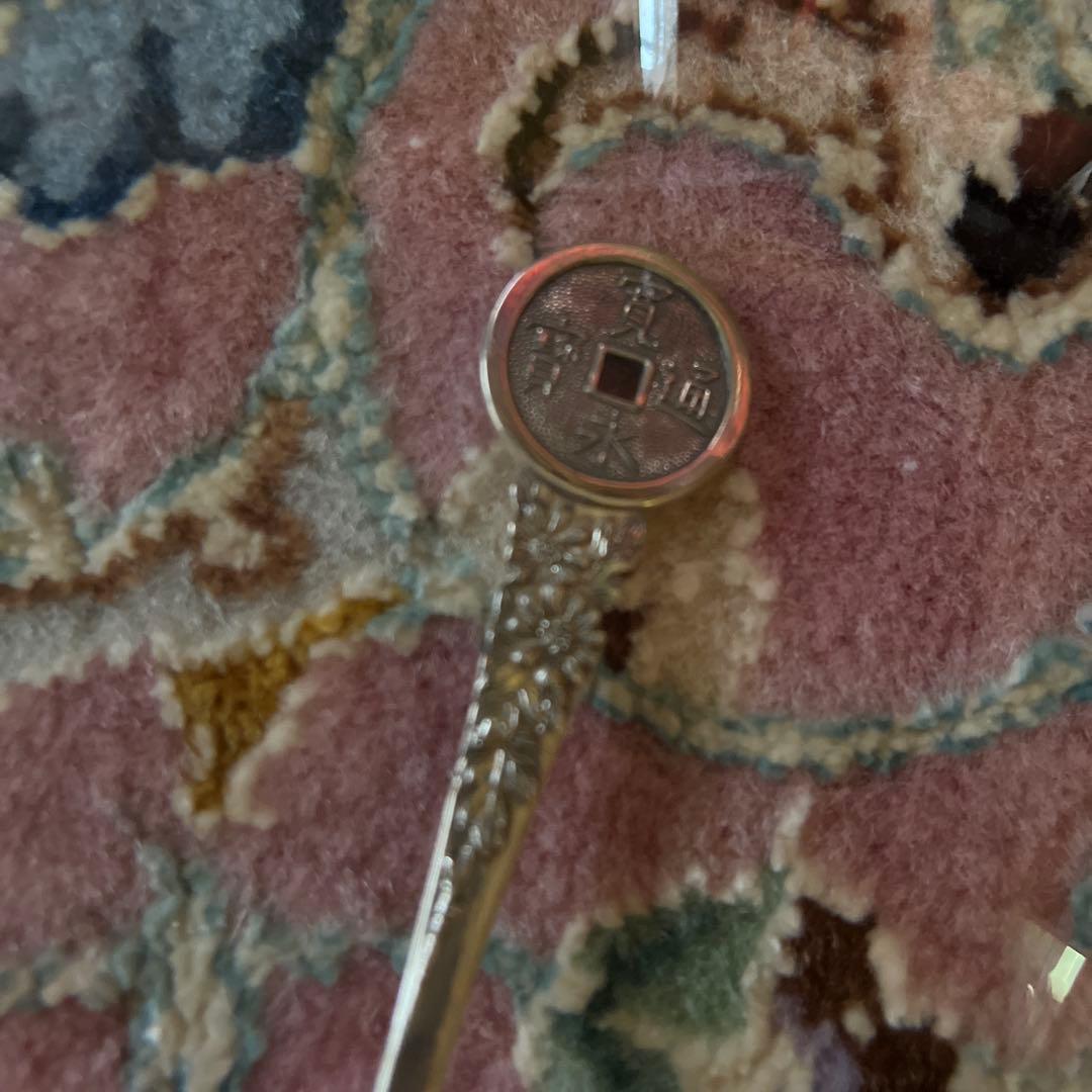 銀製デミタススプーン6本　日本製