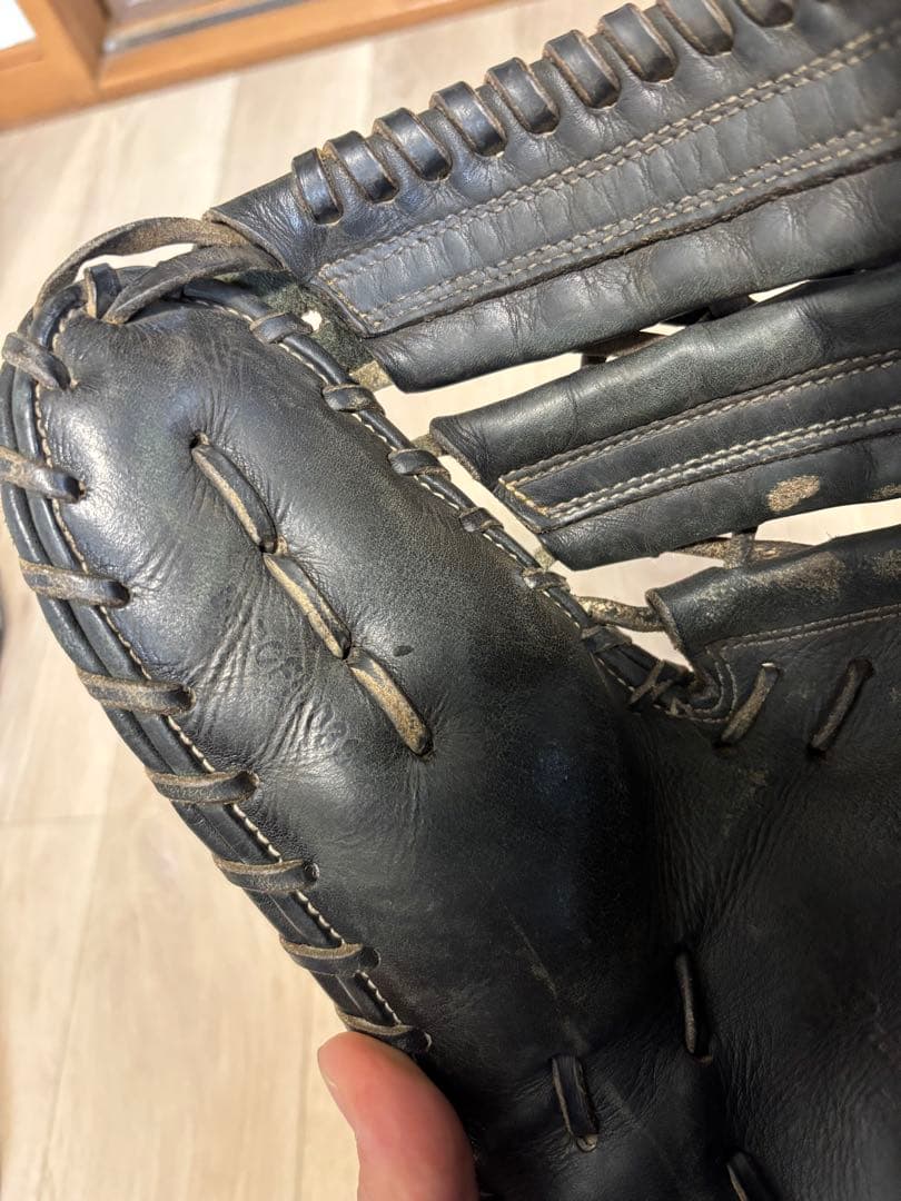 ZETT 硬式グローブ ファーストミット 黒