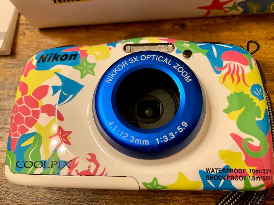 【限定カラー】美品　Nikon COOLPIX W100 Marin 防水機能