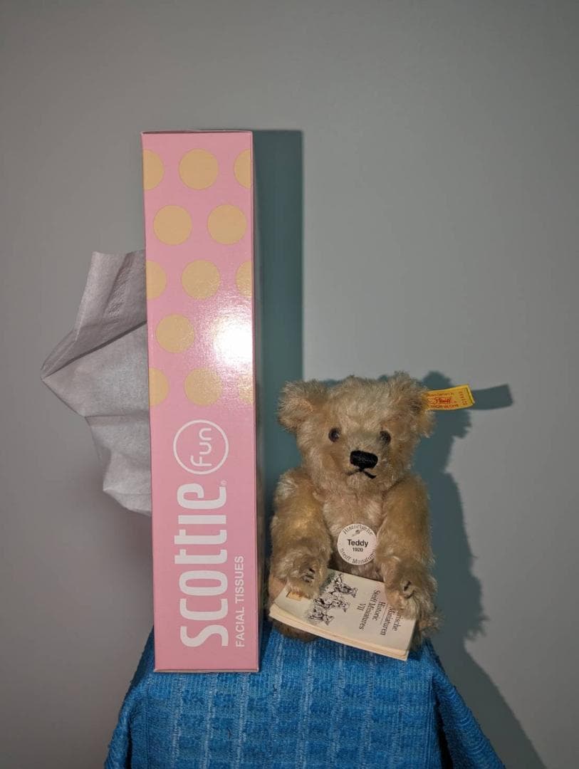 シュタイフ　２体　彫刻？とぬいぐるみ