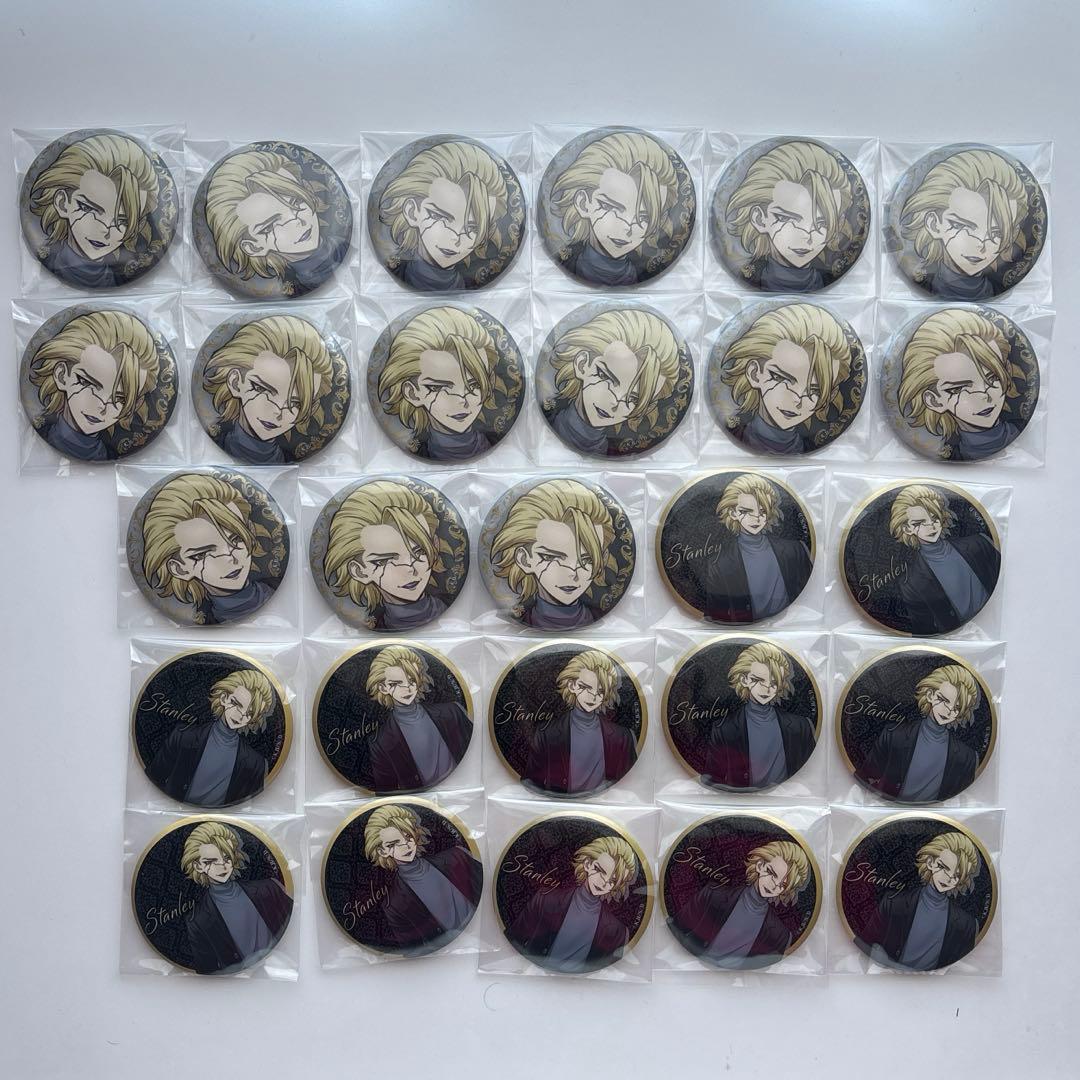 Dr.STONE THEキャラ ブラックスーツ 缶バッジ スタンリー