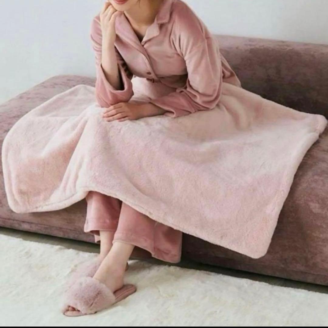 Francfranc ヒーター付きブランケット　ピンク　新品未使用品