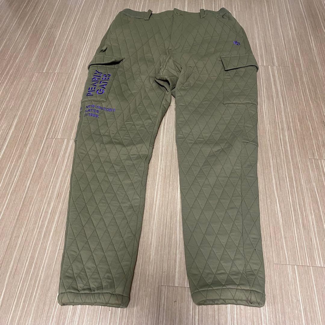 PEARLY GATES キルティングパンツ　サイズM