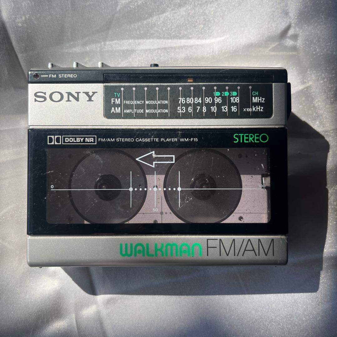 お値下げしました‼️希少品SONYWM-F15FM/AMステレオカセットプレーヤー