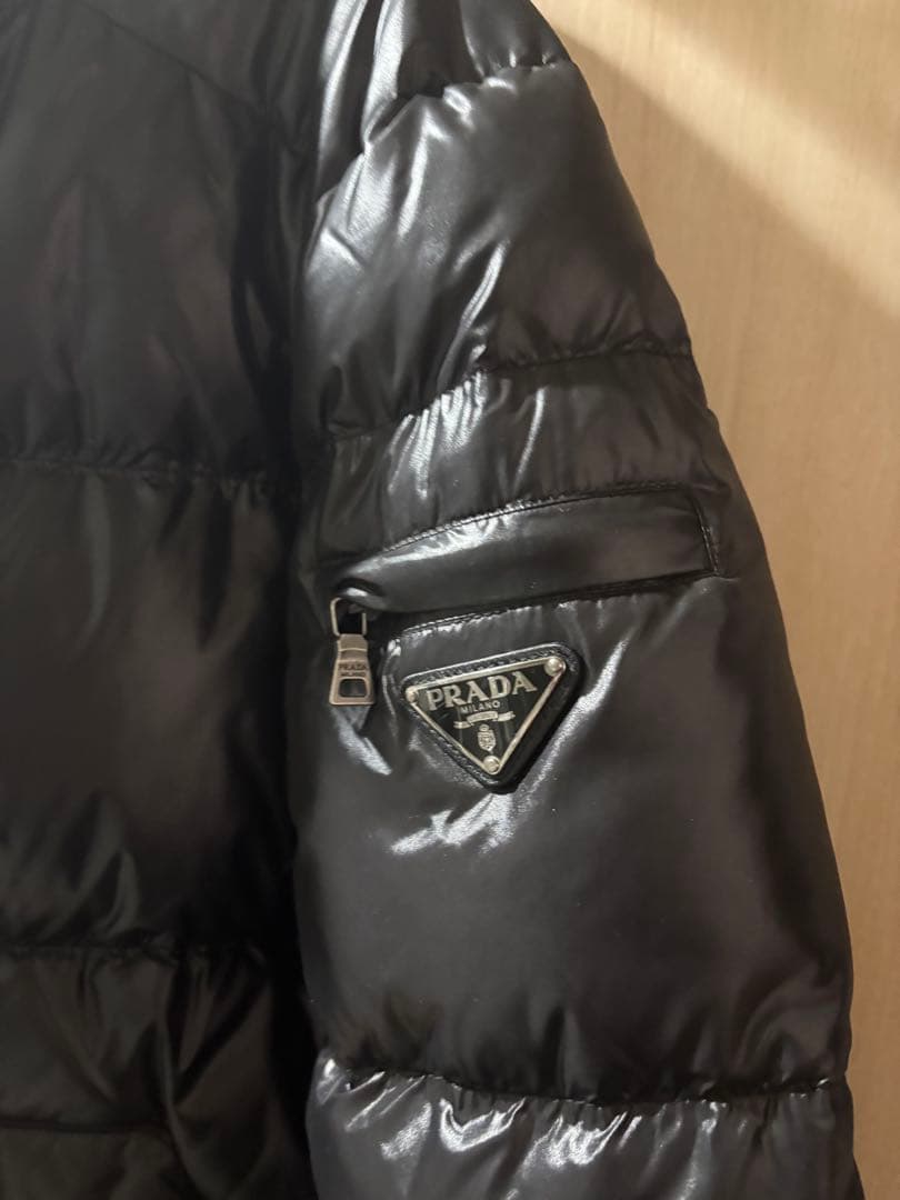PRADA プラダスポーツ ダウンジャケット 三角プレート ロゴ サイズ50