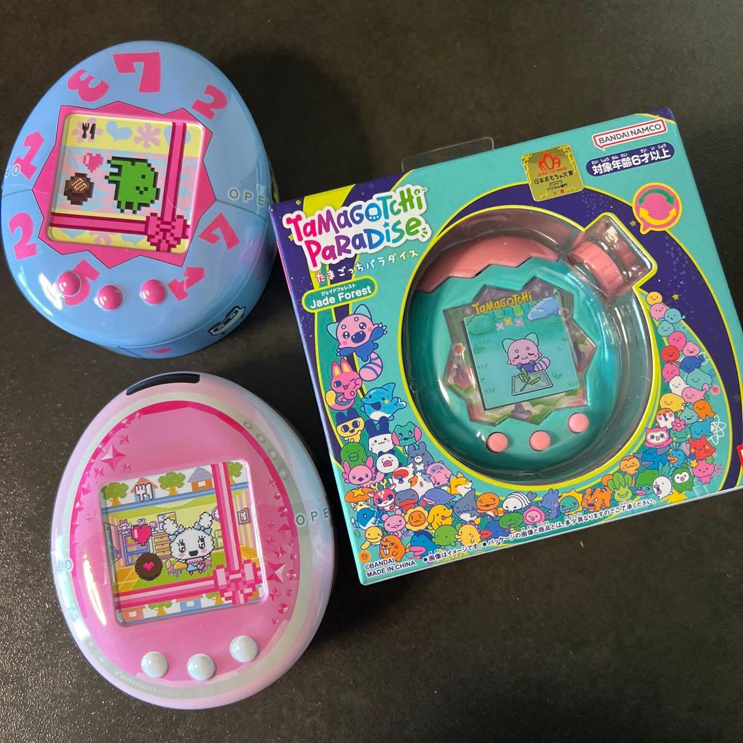 たまごっちセットTamagotchiParadise &たまごっち缶