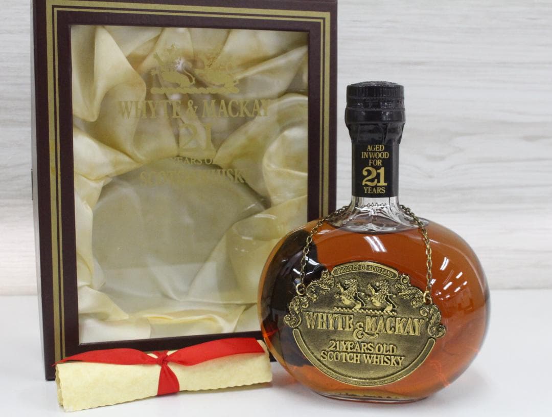 WHYTE & MACKAY 21年 スコッチウイスキー ギフトボックス