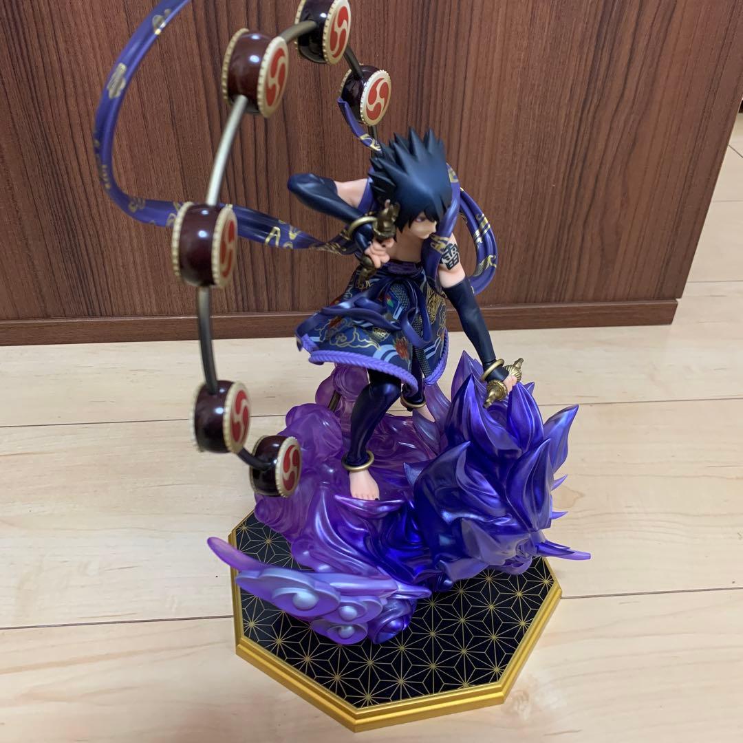 NARUTO G.E.M.シリーズ うちはサスケ 雷神 フィギュア