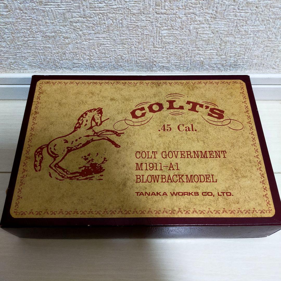 超希少1989年　タナカワークス　コルトガバメントM1911-A1木製グリップ版