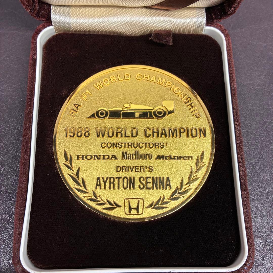 アイルトン・セナ FIA F1 1988年ワールドチャンピオン 記念メダル