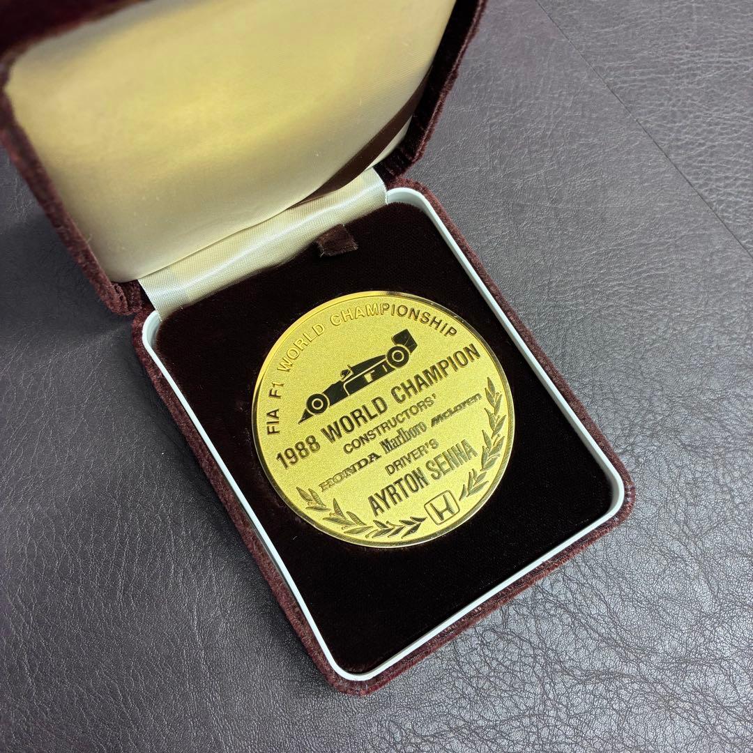 アイルトン・セナ FIA F1 1988年ワールドチャンピオン 記念メダル