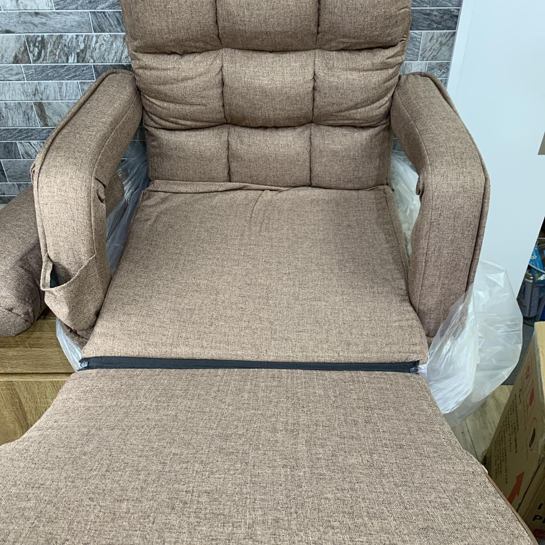 新品　座椅子 肘掛け サイドポケット付き　4way　リクライニング 42段ギア