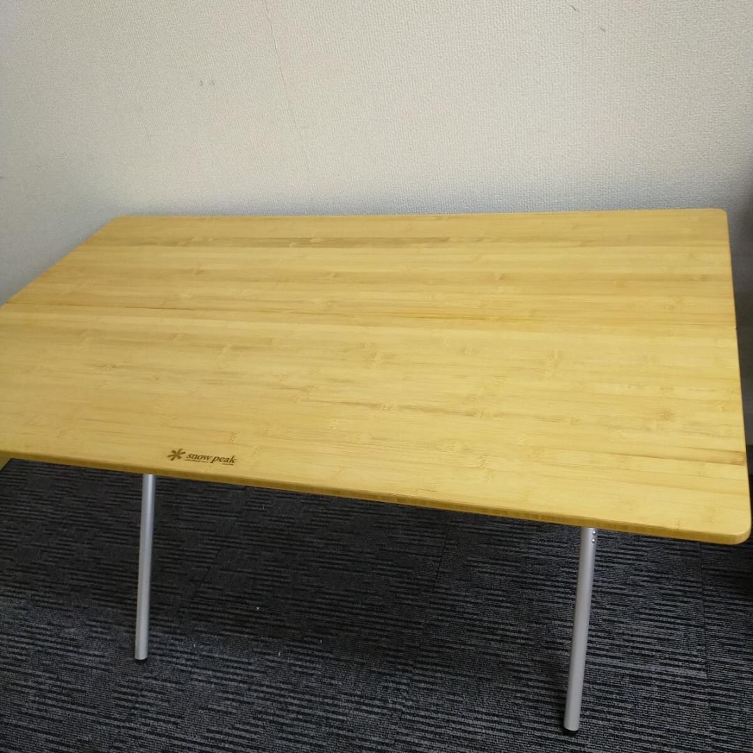 【スノーピーク/ peak/ワンアクションテーブルロング竹/美品】