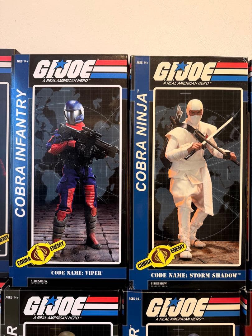 サイドショウ 1/6 コブラ とG.I.ジョー　25体セット + コブラの王座付