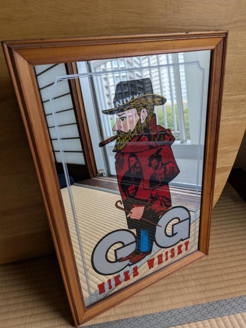 ニッカ ウイスキー パブミラーNIKKA G&G アンティーク