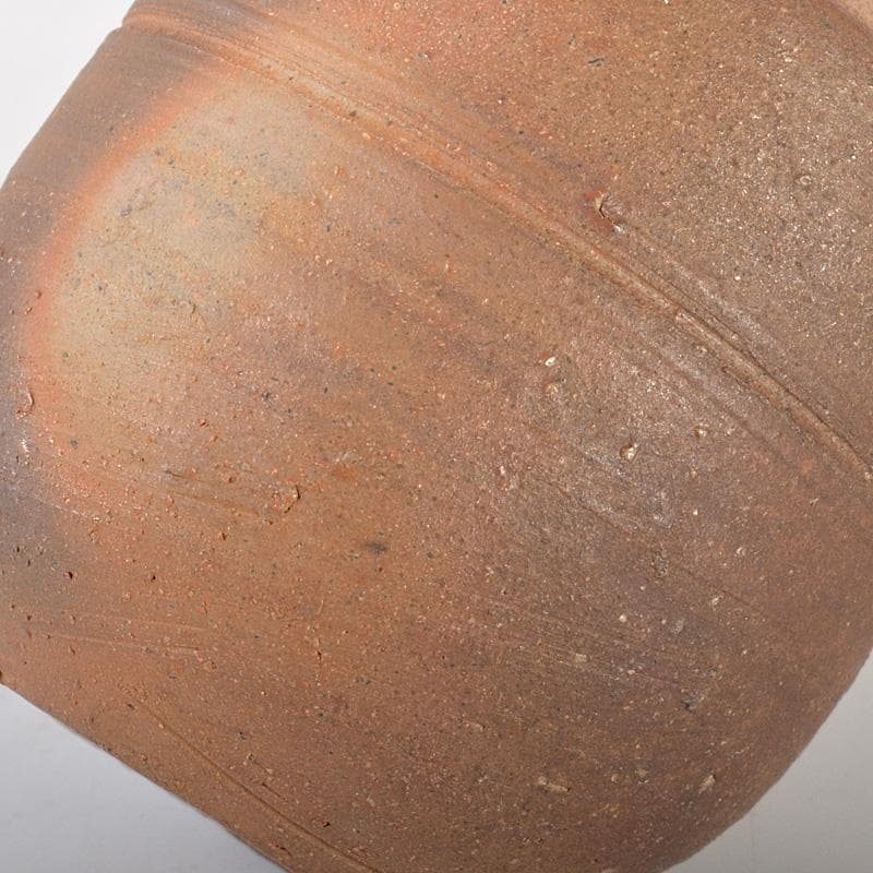 茶道具　備前焼　山本雄一造　茶入　共箱　V　6429