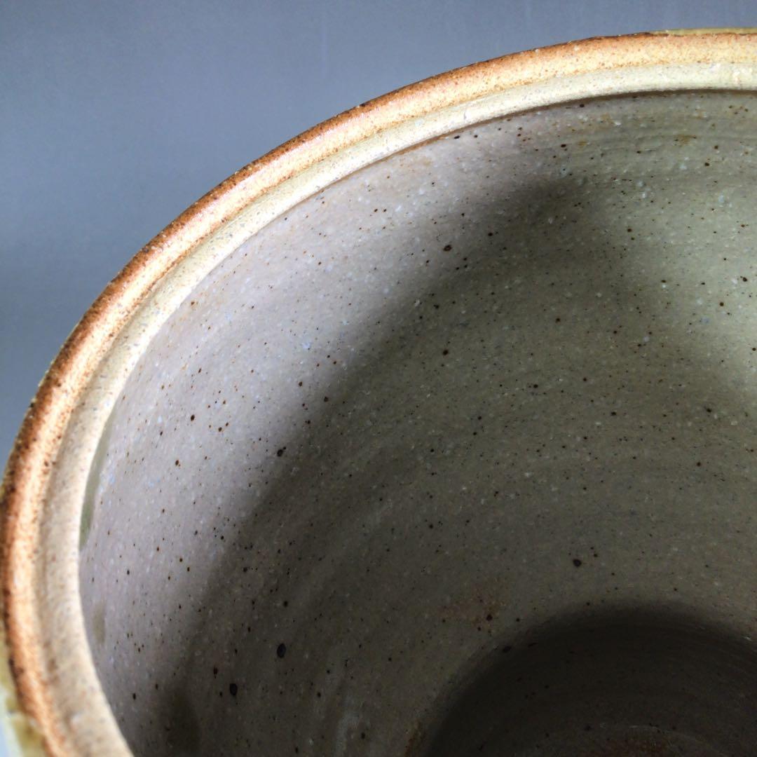 Ｒ５３５　水指　『松古窯　佐久間勝山造』『耳付』『瓢形水指』　共箱　茶道具