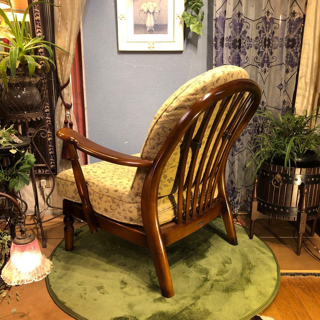 ナイス さま専用　Sale L 1 極美品　カリモク　コロニアル シングルソファ