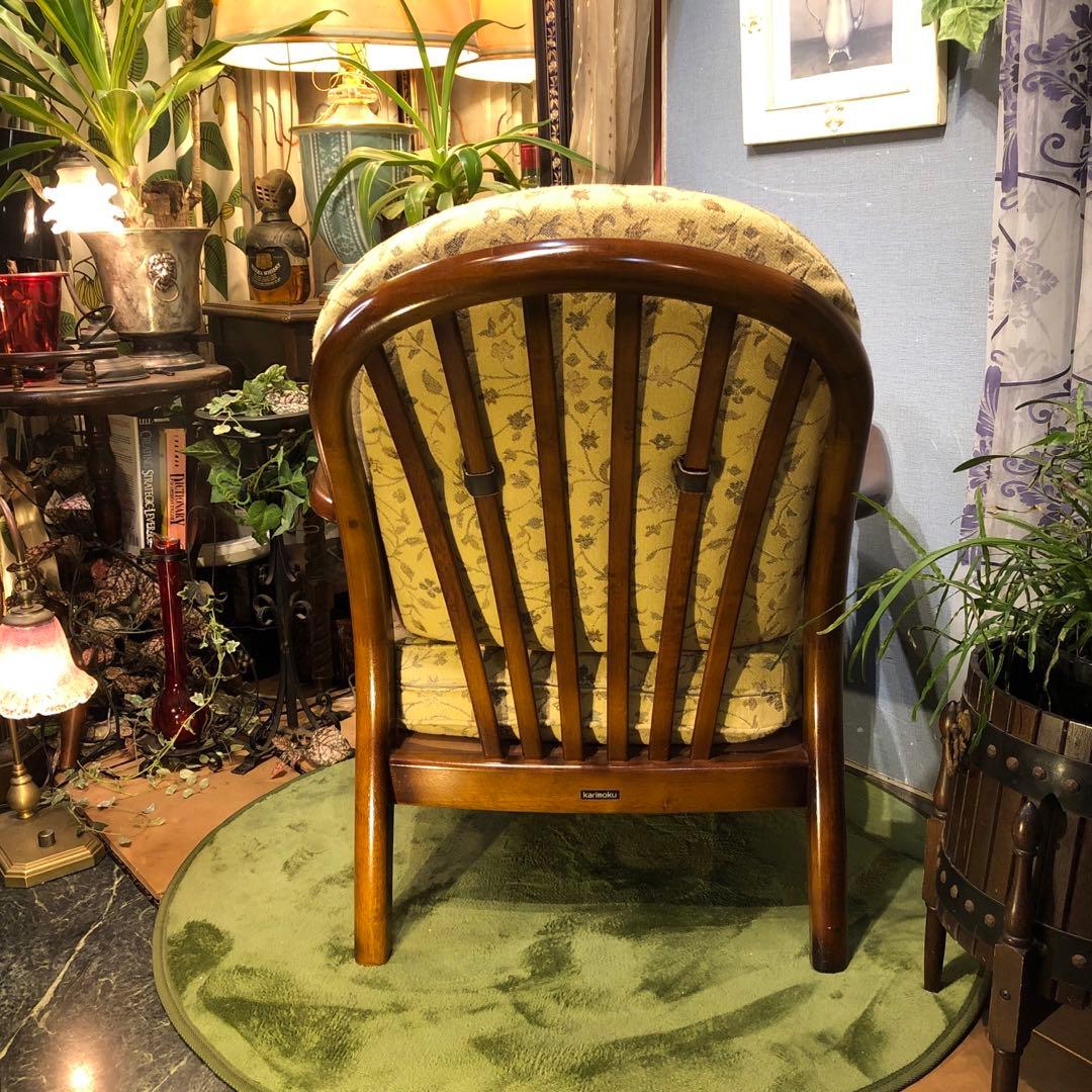 ナイス さま専用　Sale L 1 極美品　カリモク　コロニアル シングルソファ