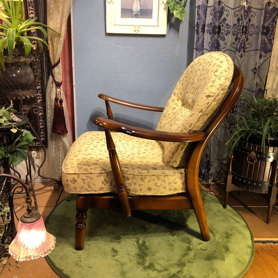 ナイス さま専用　Sale L 1 極美品　カリモク　コロニアル シングルソファ