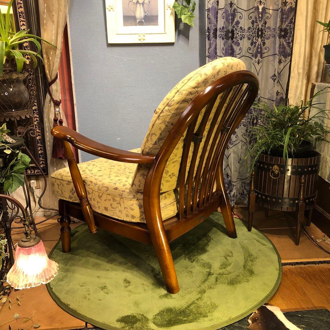 ナイス さま専用　Sale L 1 極美品　カリモク　コロニアル シングルソファ