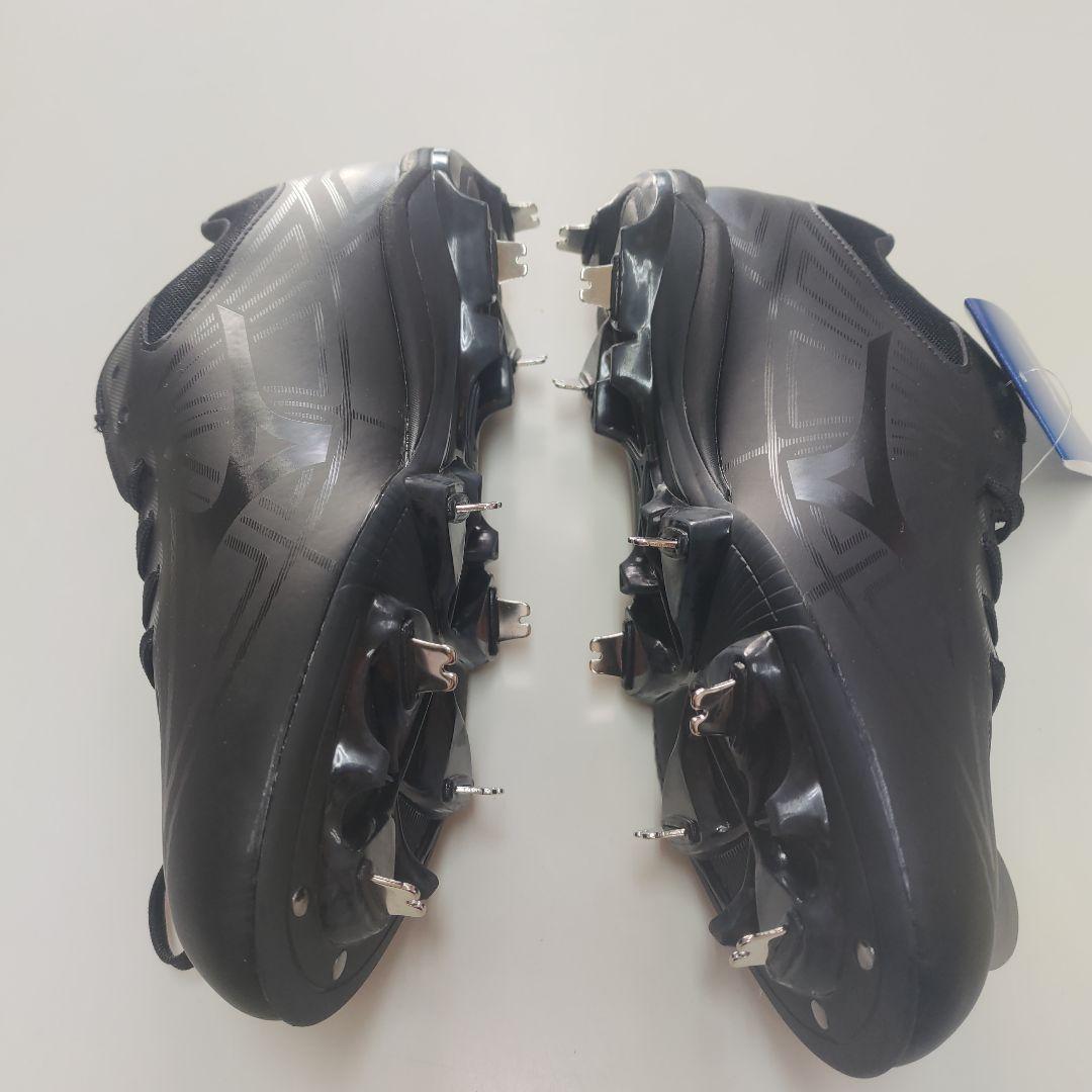 【新品】野球スパイク　245cm　ミズノ　金具　黒　ライトレボバディー　ワイド