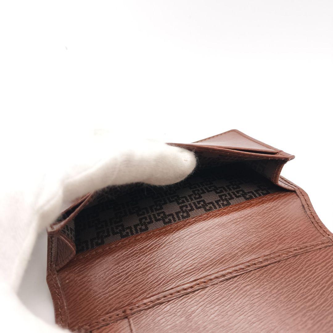 ジバンシー　名刺入れ　カードケース　財布　レザー　ブラウン