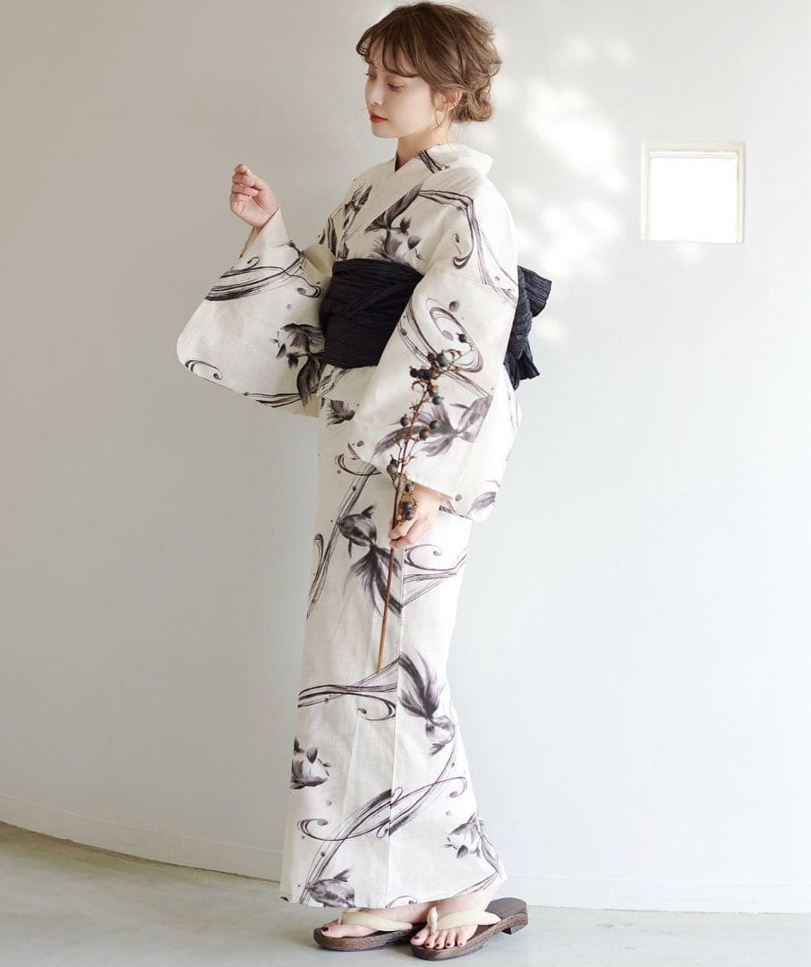 【 Dita 】　浴衣セット　京の凪金魚