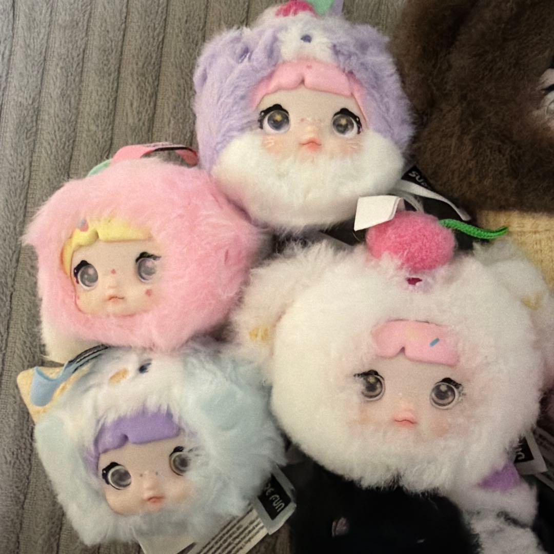 Nommiちゃんアイスクリーム型ぬいぐるみ7体セット