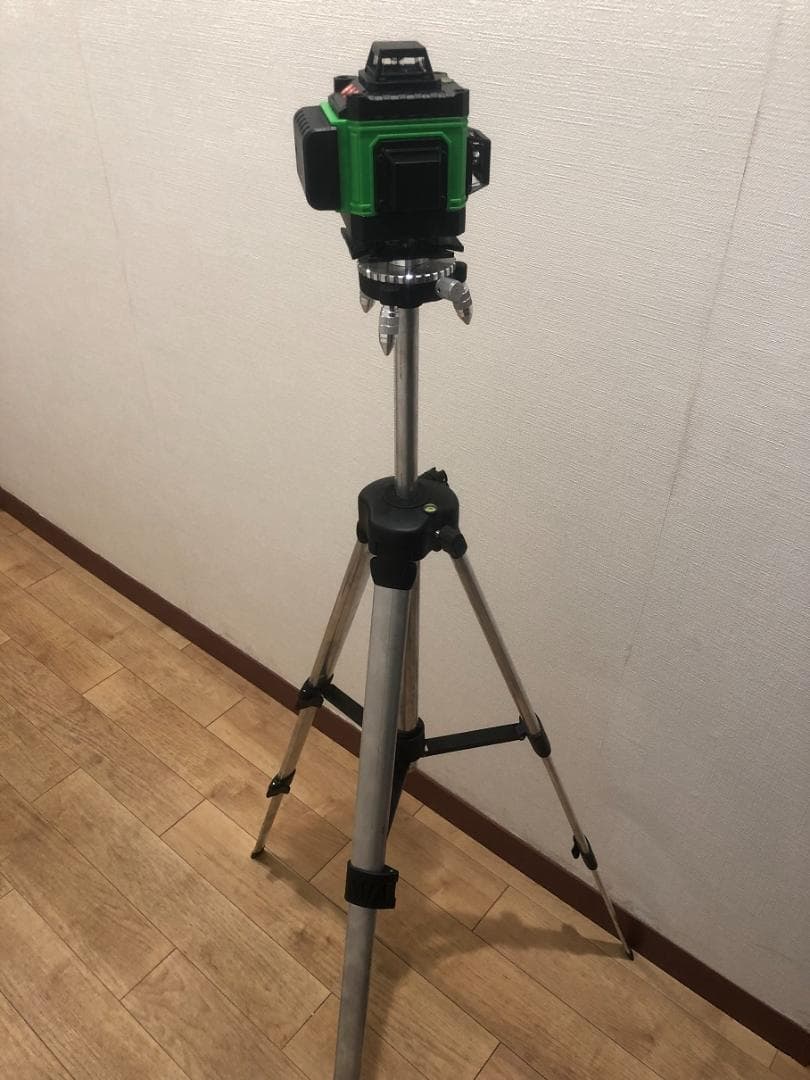 16ライングリーンレーザー墨出し器墨出し機/墨出器/4D水平器/1.2M三脚付き