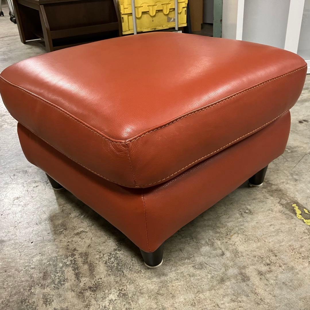 レザーワールド 本革 スツール ソファ IDC大塚家具