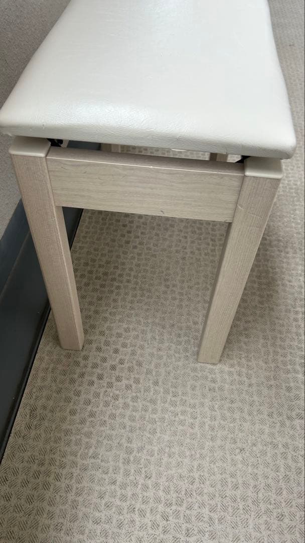 YAMAHA電子ピアノ YDP-163 高さ調整可能 ピアノベンチ ホワイト