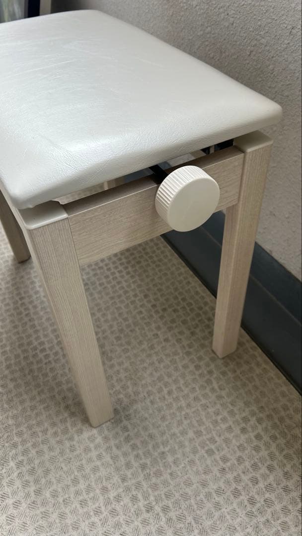 YAMAHA電子ピアノ YDP-163 高さ調整可能 ピアノベンチ ホワイト