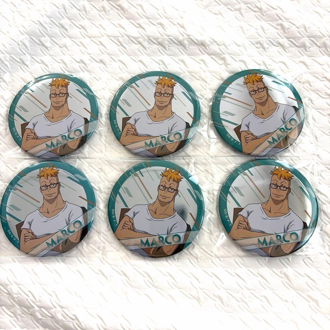 ワンピース　メタル缶バッジ　マルコ
