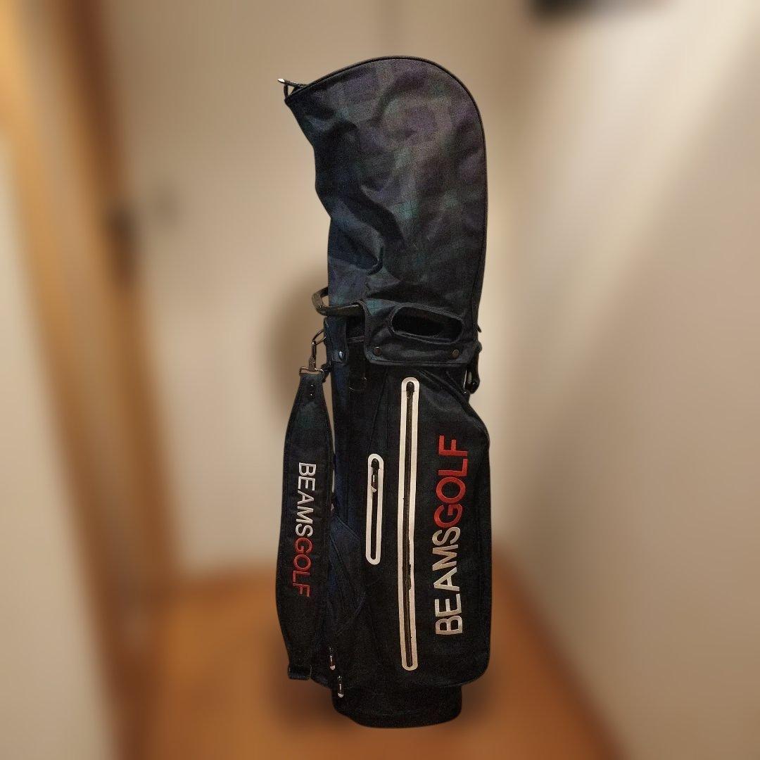 【土日限定値下げ】BEAMS GOLF キャディバッグ スタンド式 ※訳あり