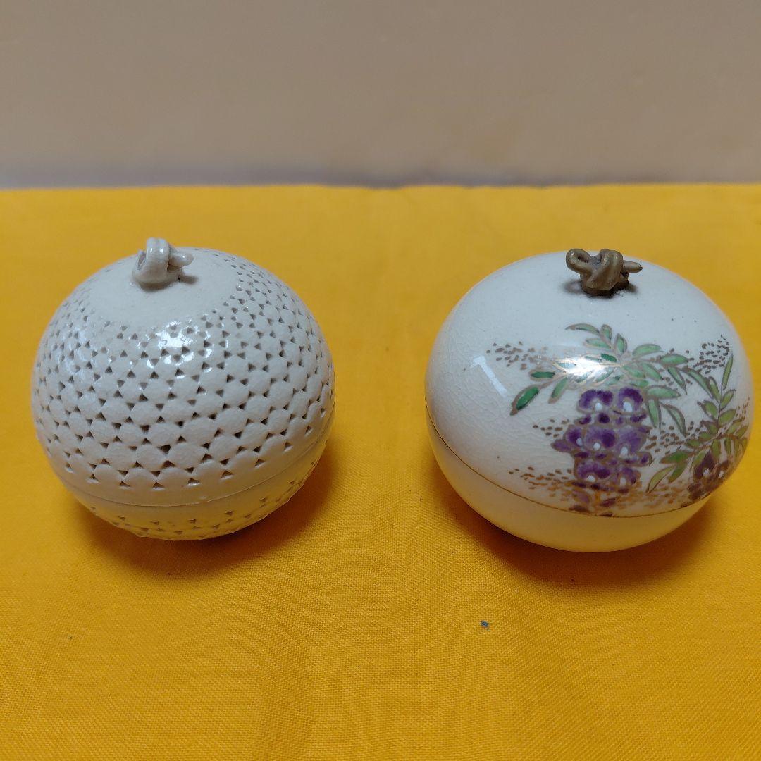 薩摩焼ちとせ窯　香合２点